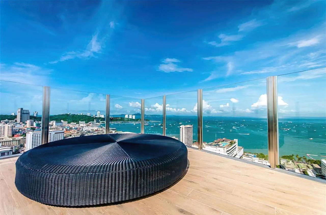 Great Location With Infinity Pool - Central Pattaya Lägenhet Exteriör bild