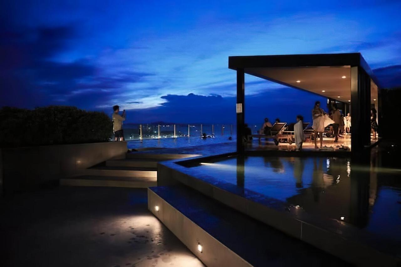 Great Location With Infinity Pool - Central Pattaya Lägenhet Exteriör bild